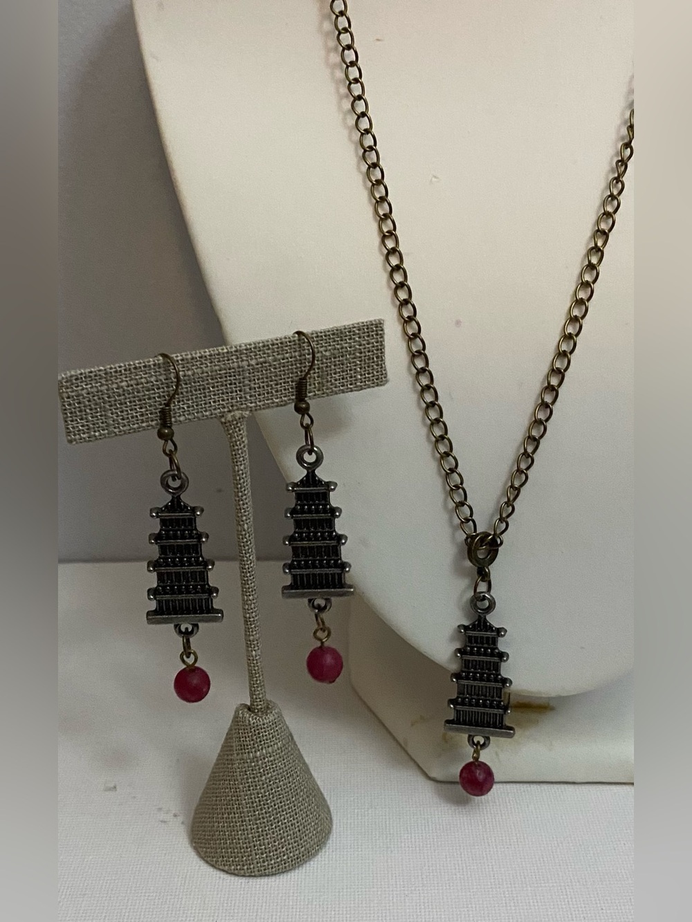 NEW Genuine Jade crystal earrings